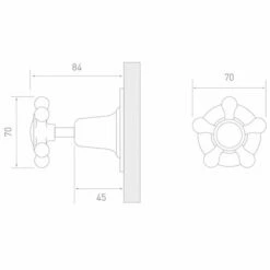 C.P. Hart Admiral 3/4" Shut Off Valve 5 C.P. Hart Admiral 3/4" Shut Off Valve -UK Bathroom Products Sales Store ADSOVCP 4