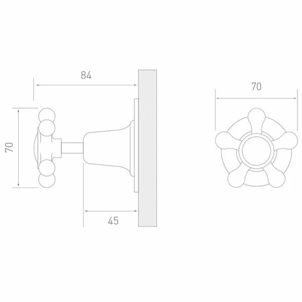 C.P. Hart Admiral 3/4" Shut Off Valve 4 C.P. Hart Admiral 3/4" Shut Off Valve - Image 2