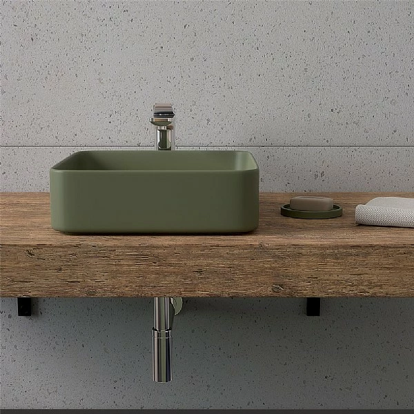 Cielo Shui Comfort Square Washbasin 4 Cielo Shui Comfort Square Washbasin - Image 2