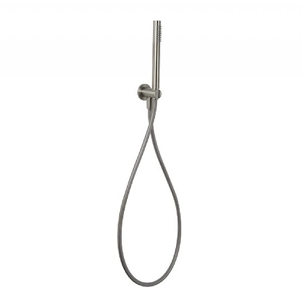 C.P. Hart Spillo Steel Baton Handshower Set With Wall Outlet Bracket 3 C.P. Hart Spillo Steel Baton Handshower Set With Wall Outlet Bracket