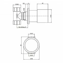 C.P. Hart Spillo Steel Shut Off 5 C.P. Hart Spillo Steel Shut Off -UK Bathroom Products Sales Store CPHSP30931SS 4