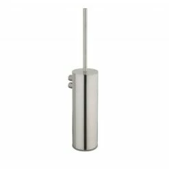 C.P. Hart Spillo Steel Wall-Mounted Toilet Brush Set