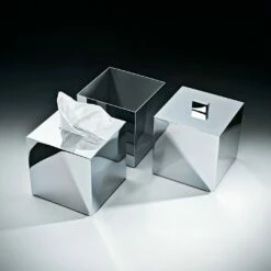 Decor Walther Square Tissue Box -UK Bathroom Products Sales Store DEC845600 1