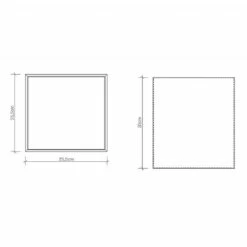 Decor Walther Square Leather Paper Bin 7 Decor Walther Square Leather Paper Bin -UK Bathroom Products Sales Store DEC925060 4