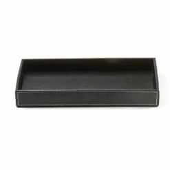 Decor Walther Medium Rectangular Leather Tray