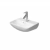 Duravit ME By Starck Handbasin 450mm Satin Matt White 2 Duravit ME By Starck Handbasin 450mm Satin Matt White -UK Bathroom Products Sales Store DUR0719453200