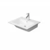 Duravit ME By Starck Washbasin 630mm Satin Matt White 2 Duravit ME By Starck Washbasin 630mm Satin Matt White -UK Bathroom Products Sales Store DUR2336633200