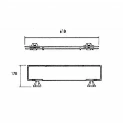 C.P. Hart Empire Shelf 5 C.P. Hart Empire Shelf -UK Bathroom Products Sales Store EMSSCP 4