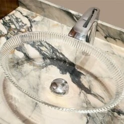 Glass Design Clivia Washbowl -UK Bathroom Products Sales Store GDCLB01TR 1