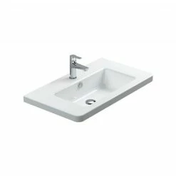 C. P. Hart Giro Branded Washbasin 800x460mm Three Tapholes White