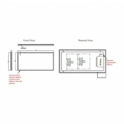 C.P. Hart Glow LED Demisting Mirror 1200x600mm 13 C.P. Hart Glow LED Demisting Mirror 1200x600mm -UK Bathroom Products Sales Store GL60120MIR2018 4