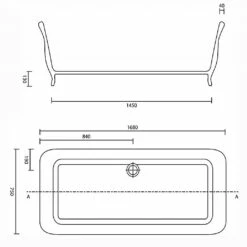 C.P. Hart Magnus Freestanding Bath -UK Bathroom Products Sales Store HAMABAGLWW 4