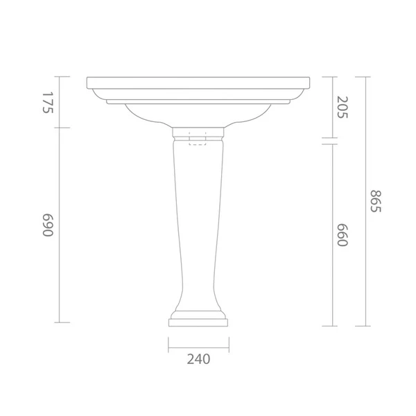 C.P. Hart Henley Pedestal 4 C.P. Hart Henley Pedestal - Image 2