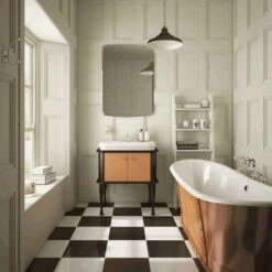 C.P. Hart Hoxton Cross Bevelled Rectangular Mirror -UK Bathroom Products Sales Store HOXRM 3