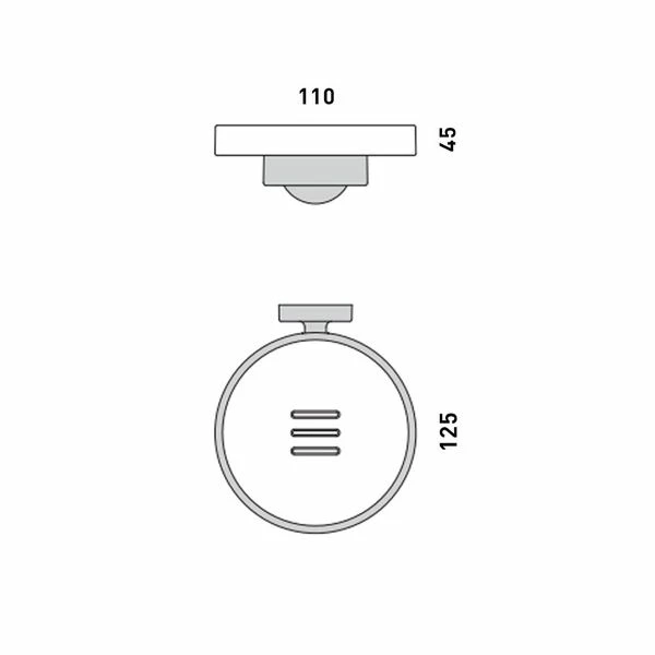 Nordic Wall-Mounted Soap Dish 4 Nordic Wall-Mounted Soap Dish - Image 2
