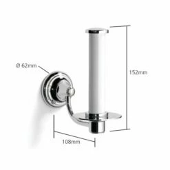 C.P. Hart Regent Reserve Toilet Roll Holder 5 C.P. Hart Regent Reserve Toilet Roll Holder -UK Bathroom Products Sales Store REN9541WW 4