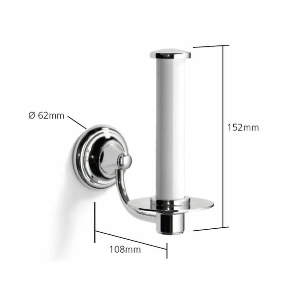 C.P. Hart Regent Reserve Toilet Roll Holder 4 C.P. Hart Regent Reserve Toilet Roll Holder - Image 2