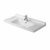 Duravit Starck 3 Furniture Basin With Double Ledge 850mm 2 Duravit Starck 3 Furniture Basin With Double Ledge 850mm -UK Bathroom Products Sales Store ST3304801WW