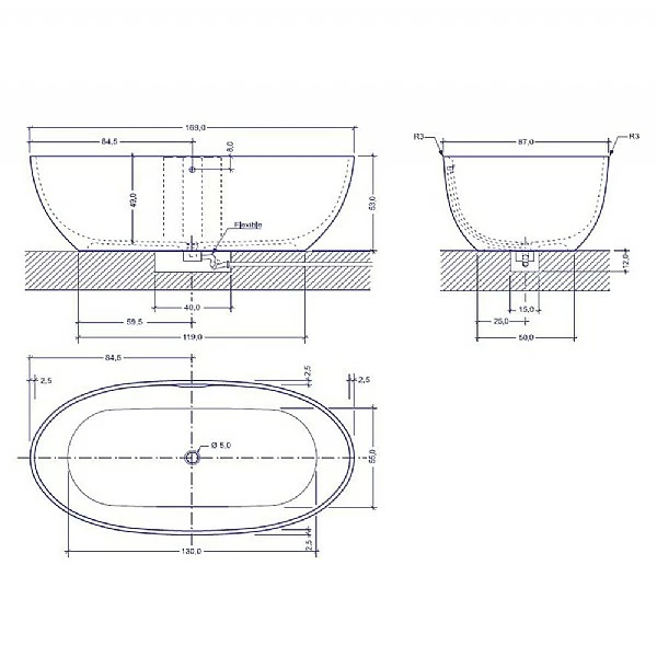 Stone One Freestanding Bath 6 Stone One Freestanding Bath - Image 4