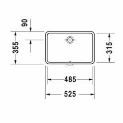 Duravit Vero Undercounter Basin 7 Duravit Vero Undercounter Basin -UK Bathroom Products Sales Store VE33048WW 4
