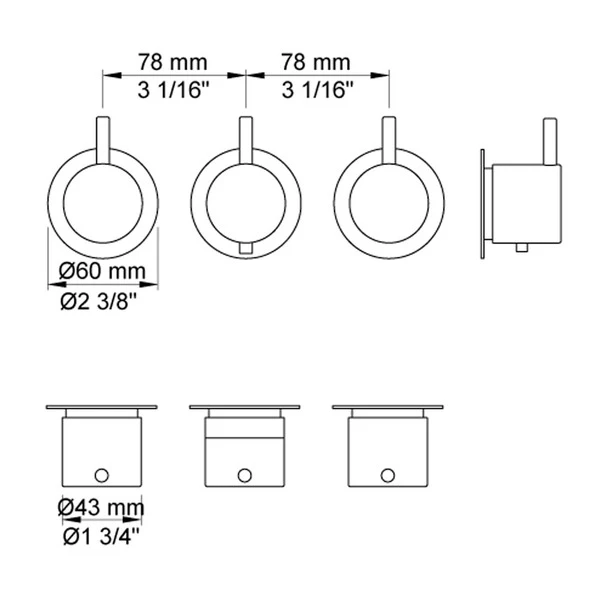 Vola 5401 Shower Valve & Diverter 4 Vola 5401 Shower Valve & Diverter - Image 2