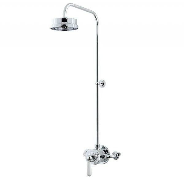 Arc Exposed Shower Valve & Shower Head With 90 Degree Riser 3 Arc Exposed Shower Valve & Shower Head With 90 Degree Riser