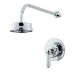 UK Bathroom Products Sales Store 46 Arc Sequential Shower Valve & Shower Head With Arm