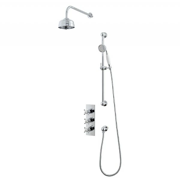 Original Shower Set (Triple Valve, Flexible Kit & Shower Head) 3 Original Shower Set (Triple Valve, Flexible Kit & Shower Head)