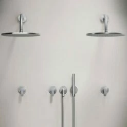 John Pawson Set 31.1 Double Shower Set With Pencil Hand Shower