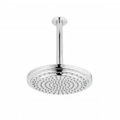 C.P. Hart Epoch 227mm Easy Clean Shower Rose With 225mm Ceiling Shower Arm