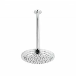 C.P. Hart Epoch 227mm Easy Clean Shower Rose With 400mm Ceiling Shower Arm