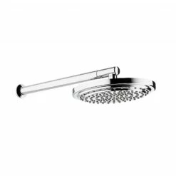 C.P. Hart Epoch 227mm Easy Clean Shower Rose With 394mm Wall Shower Arm