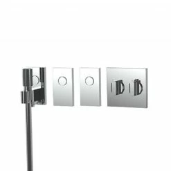 Switch Concealed Thermostatic Valve With Rain-Jet Handshower Control And Two Single On/Off Controls