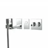 Switch Concealed Thermostatic Valve With 220mm Bath Spout Control, Rain-Jet Handshower Control And Single On/Off Control