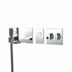 Switch Concealed Thermostatic Valve With 220mm Bath Spout Control, Rain-Jet Handshower Control And Single On/Off Control