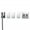 Switch Concealed Thermostatic Valve With Rain-Jet Handshower Control And Three Single On/Off Controls 1 Switch Concealed Thermostatic Valve With Rain-Jet Handshower Control And Three Single On/Off Controls -UK Bathroom Products Sales Store XSZCPHSWKIT5948CP