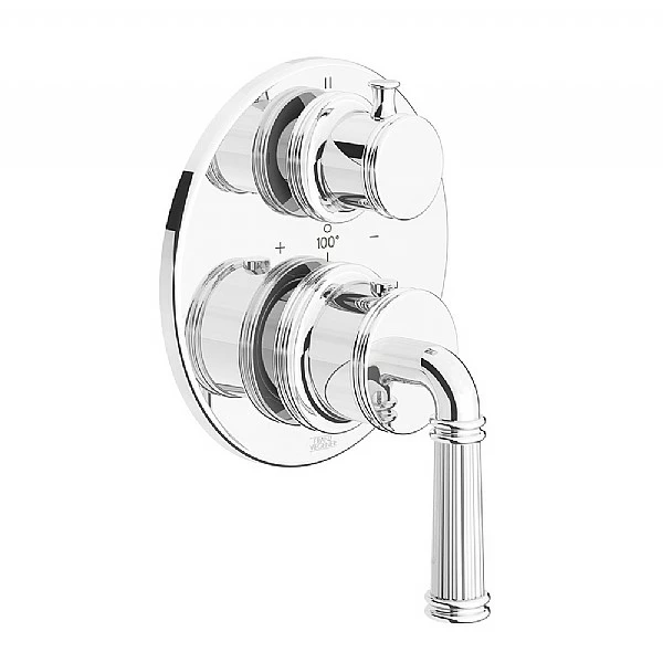 Franz Viegener Classic Fluted Concealed Thermostatic Valve With Three Way Diverter 3 Franz Viegener Classic Fluted Concealed Thermostatic Valve With Three Way Diverter