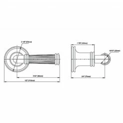 Franz Viegener Classic Fluted Two/Three Way Diverter -UK Bathroom Products Sales Store XSZFV680K3H0CP 4