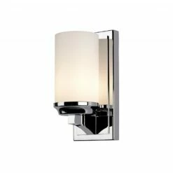 C.P. Hart Buxton Small LED Wall Light IP44 Polished Chrome