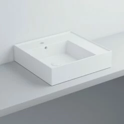 Cielo Enjoy Rectangular Wall-Mounted Basin 500mm