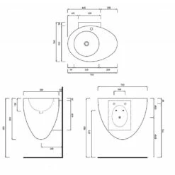 Cielo Le Giare 700mm Washbasin 7 Cielo Le Giare 700mm Washbasin -UK Bathroom Products Sales Store ZCELGLS70 4