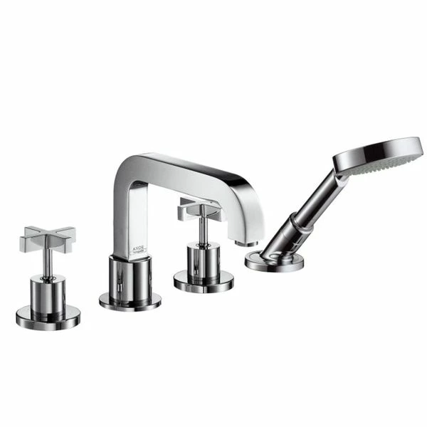 AXOR Citterio 4-Piece Cross Head Bath Shower Mixer 3 AXOR Citterio 4-Piece Cross Head Bath Shower Mixer