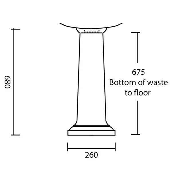 C.P. Hart Claridge Pedestal 4 C.P. Hart Claridge Pedestal - Image 2