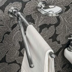 Colonial Double Towel Holder 413mm -UK Bathroom Products Sales Store ZCO3312CP 1