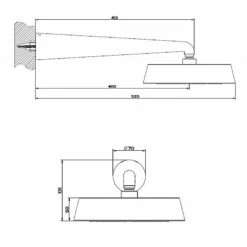 Gessi Cono RoundWall-Mounted Adjustable Shower Head -UK Bathroom Products Sales Store ZCO45151031CP 4