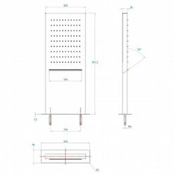 C.P. Hart Spillo Spa Wall-Mounted Shower Head With Rainshower And Waterfall 200x500mm 7 C.P. Hart Spillo Spa Wall-Mounted Shower Head With Rainshower And Waterfall 200x500mm -UK Bathroom Products Sales Store ZCPHSP5997CP 4