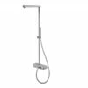 C.P. Hart Switch Exposed Double Outlet Thermostatic Shower Column With ABS Handshower And Satin Glass Shelf (Add Showerhead) 1 C.P. Hart Switch Exposed Double Outlet Thermostatic Shower Column With ABS Handshower And Satin Glass Shelf (Add Showerhead) -UK Bathroom Products Sales Store ZCPHSW5931CP