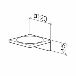 Dornbracht Wall-Mounted Soap Dish -UK Bathroom Products Sales Store ZDO8341078000 4
