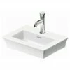 Duravit White Tulip Hand Basin 450mm 1 Duravit White Tulip Hand Basin 450mm -UK Bathroom Products Sales Store ZDUR0737450041