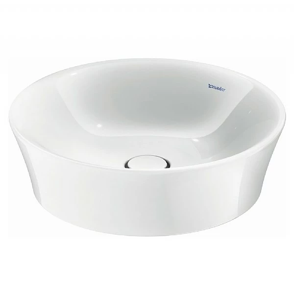 Duravit White Tulip Round Furniture Washbasin 500mm 3 Duravit White Tulip Round Furniture Washbasin 500mm